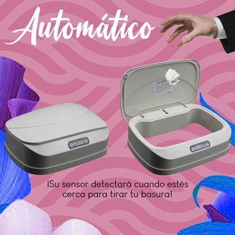 Bote Basura Inteligente Sensor Movimiento Hogar ¡ideal Baño - Temu Mexico