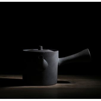 #Black Juego de tetera de cerámica TANGPIN tetera japonesa 