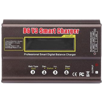 B6 V3 80W 6A Cargador de batería Lipo NiMH LI-ION NI-CD Digital RC Cargador 