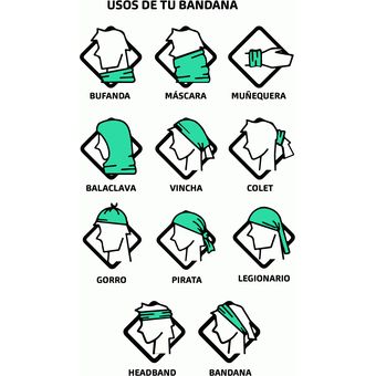Bandana Pañuelo Cuellos Tubulares Militar JF-270 