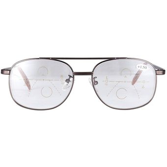 Nuevos anteojos de lectura de moda Lentes de lectura inteligentes de enfoque múltiple de doble uso Zoom automático anteojos viejos  2.0 Dos 