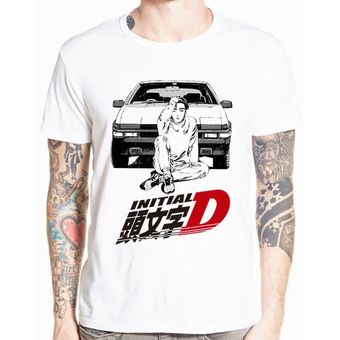 Camiseta de manga corta con estampado japonés para hombre manga corta y cuello redondo de Anime AE 