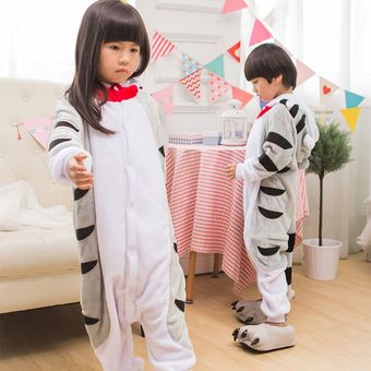 Niñas Pijamas de ropa de invierno pijama Pijamas de Anime trajes de franela caliente ropa de dormir Pijamas-LA39 