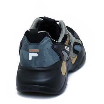 Zapatos fila outlet negro gris