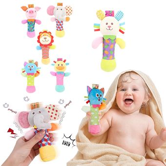 Sonajeros para bebés de 0 a 24 meses, juguetes de felpa suave, juego de  sonajero de