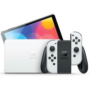 Consola Nintendo Switch Oled Modelo White Set 64 Gb