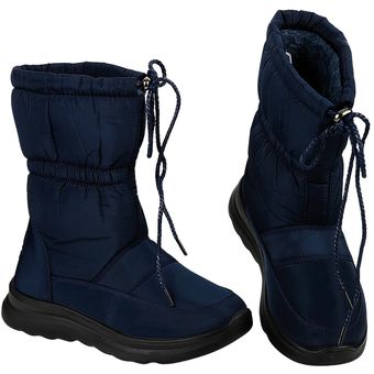 Bota Casual Piso Mujer Azul Textil Furor 19403701 Linio M xico