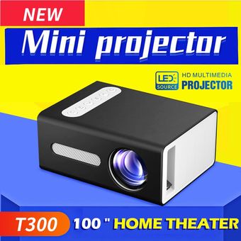 T300 Home Projector LED Mini Proyector portátil High Definition Home Entertainment Teatro Video Proyector 