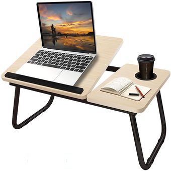 Mesa plegable para portátil para cama Mesa pequeña portátil En cama con USB  - China Mesa plegable para portátil para cama, Mesa pequeña para portátil