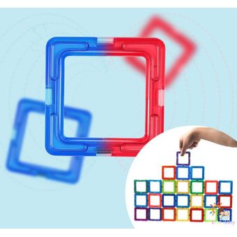 60 unids 100pcs Puzzle infantil Patch Magnético Juguetes 