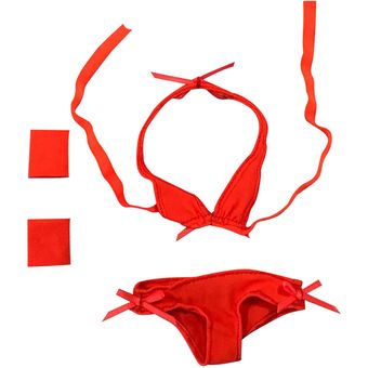 1/6 naranja bikini sujetador traje de baño para BBI Phicen Kumik acción 