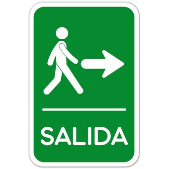 Señalizaciones de Seguridad Información SALIDA 20x30CM | Linio México -  GE598HL1FI2LBLMX