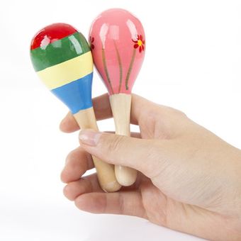 Mini Sonajero Bebe De Dibujos Animados Juguete De Madera Maracas Para Bebe De 0 A 12 Meses Juguetes Educativos Para El Desarrollo De Los Ninos 1pc Linio Mexico Ge598tb1lvld0lmx