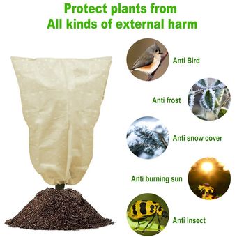 Planta Planta del invierno bolsa de protección contra congelamiento transpirable cubierta no tejida cubierta de árboles 
