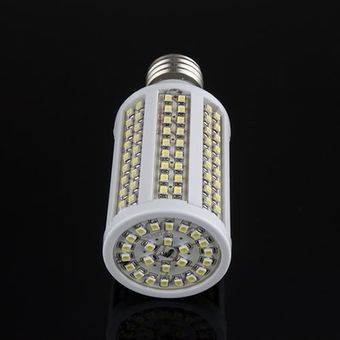 Nuevo E27 220V 9W 168 LED Lámpara de bombilla SMD de luz blanca caliente 