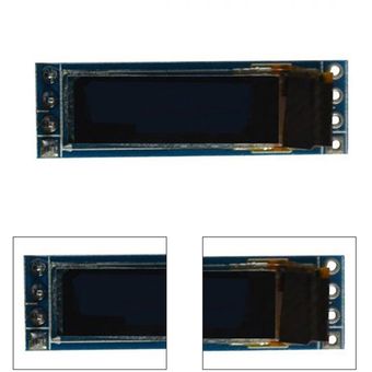 Blanco 4 pines pantalla OLED módulo SSD1306 pantalla LCD CII módulo de interfaz super brillante 