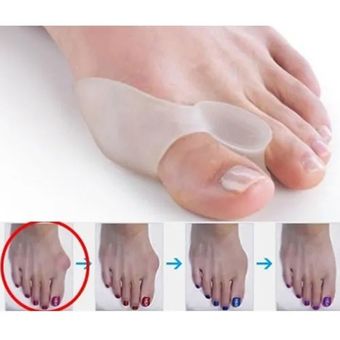 Par Separador Silicona Protector Del Dedos Pie Hallux Valgus GENERICO