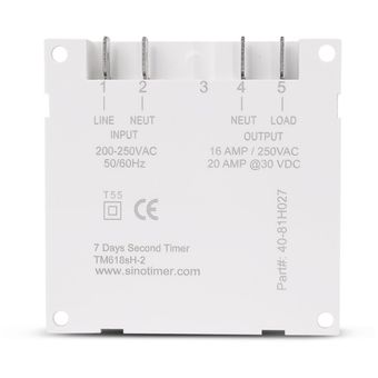 Interruptor SINOTIMER TM618sH Intervalo de fuente de alimentación temporizador electrónico digital 