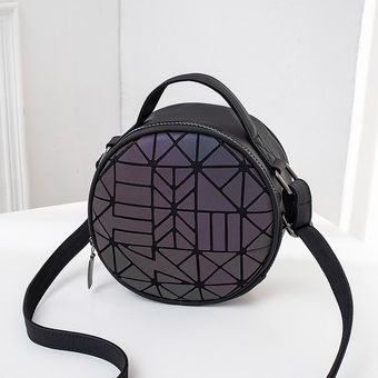 Bolso de mano pequeño con cremallera para mujer bandolera con diseño geométrico #C 