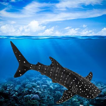Simulación gran tiburón blanco Tiburón ballena Modelo vida marina animales de juguete de niños 