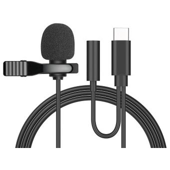 Micrófono Micrófono Usb C Type-c Condensador de 3,5 mm Audio 