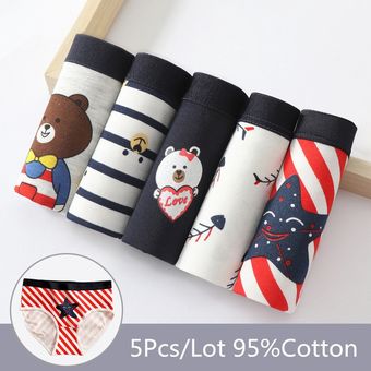 Ropa interior de 5 unids set para calzoncillos de talla grande 