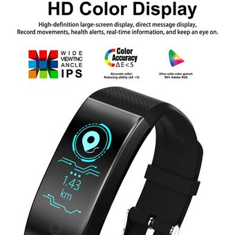 Pulsera de fitness y bienestar, pulsera inteligente para hombre, rastreador  de actividad en tiempo real, monitor 5 en 1, podómetro, pulsera deportiva