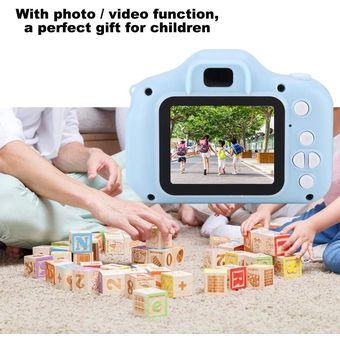 grabadora de vídeo regalo de cumpleaños para niños videocámara con cambio de idioma juguete de 2,0 pulgadas Mini cámara Digital HD 1080P para niños 