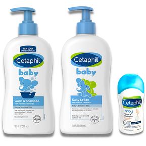 Kit shampoo y crema Cetaphil Baby c/u 399 mL