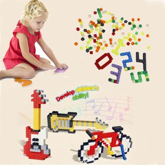 200 PCS  Set Plastic Building Blocks Kids Toy Nuevo Puzzle 