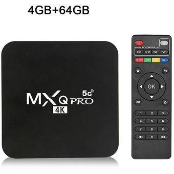 MXQPRO5G 4K Player Red de set-top box Inicio remoto Caja de control Smart Media 