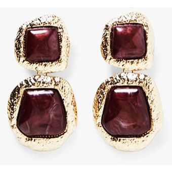 Miwens 57za Aretes De Arnés De Diseño Geometría Femenina De 