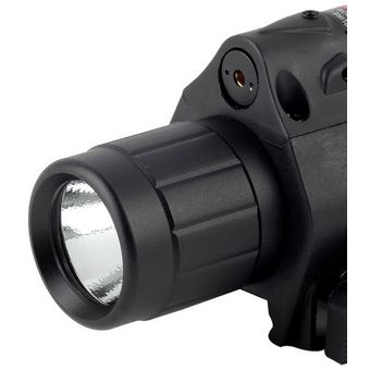 Negro 200 interruptor de la cola lumen láser táctico linterna LED rojo de la vista Combo Llave 