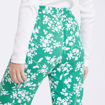 Pantalon Mujer Ostu Jogger Verde Viscosa 40070410-6097