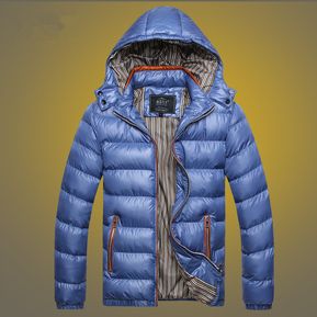 chamarras pluma ganso para hombre