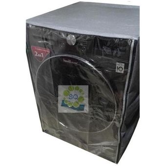 Protector para lavadora de carga superior elaborado en 100% poliéster.