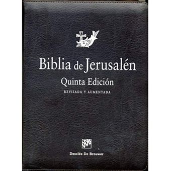 Biblia de Jerusalen Manual 5ª Ed Cremallera 
