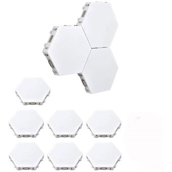 Led tacto y remoto hexagonal Quantum Control de nido de abeja suministra la lámpara del dormitorio 