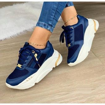 Asumir Ligero clima Tenis Azul Marino Bellos Dama Zapatillas Zapatos Mujer Lindos Moda Casual |  Linio Colombia - GE063FA0ZB4IZLCO
