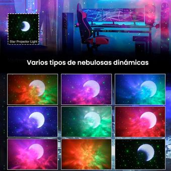 Proyector De Luz LED Galaxia Nebulosa Parlante Bluetooth USB – COLMETECNO