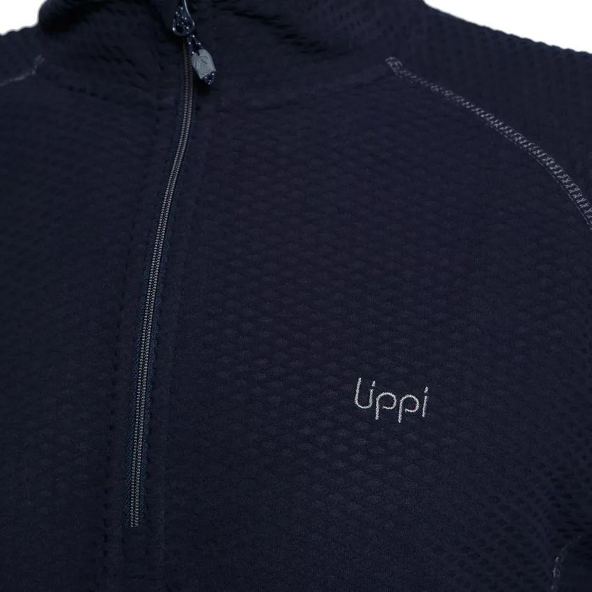 Poleron Hombre Lippi Jacaranda Nano F 1 4 Zip Azul Marino