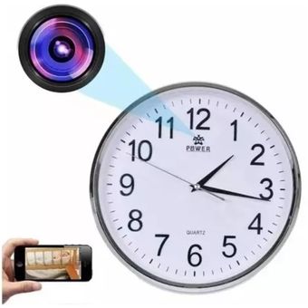 Reloj con cámara espía con Cámara FULL HD 1080P - NEGRO GENERICO
