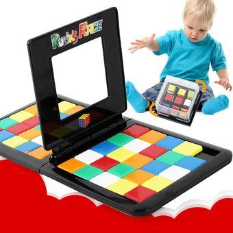 Rubik Race Parent-child Interaction Cube Desktop Educational Toys Col 