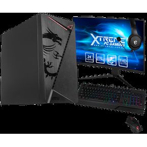 Xtreme PC MSI Geforce RTX 3060 Core I5 16GB SSD Monitor Curv...