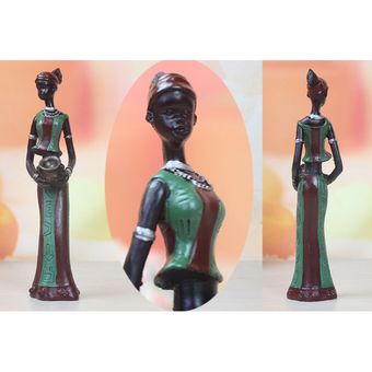 Figuritas Femeninas Africanas Verde 
