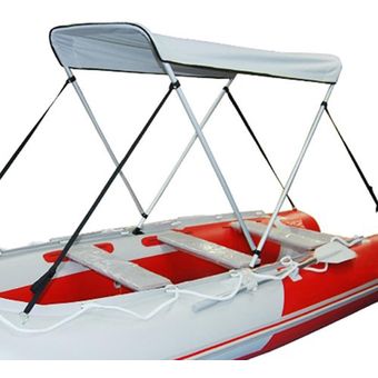 Plegable impermeable Barco Bimini Toldo de aleación de aluminio trasera de la nave Carpas 60x120x110CM-No especificado 