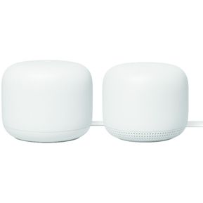 Google Nest Wifi Router + 1 Punto AC2200 Mesh 2 Pack