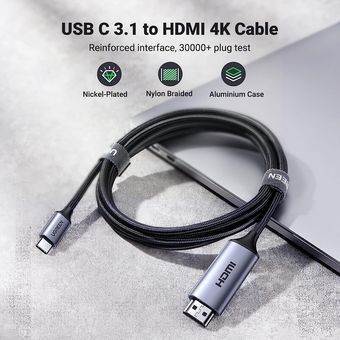 GENERICO Cable Usb C A Hdmi Usb-c A Hdmi 4k 60hz Calidad