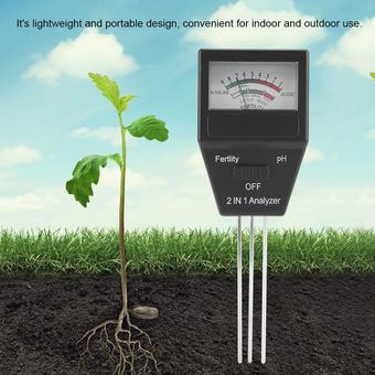 Medidor de pH de suelo fértil de alta precisión 2 en 1 para flor de pl 