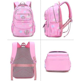 Purple Girls' school bags 8-13 years old primary school students 3-6 grade youth fashion campus 